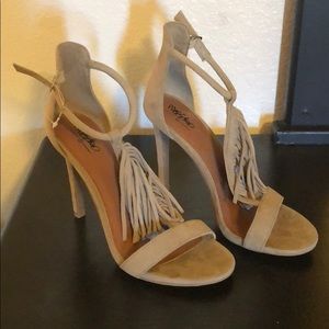 Mossimo from Target, size 7.5 fringe heels